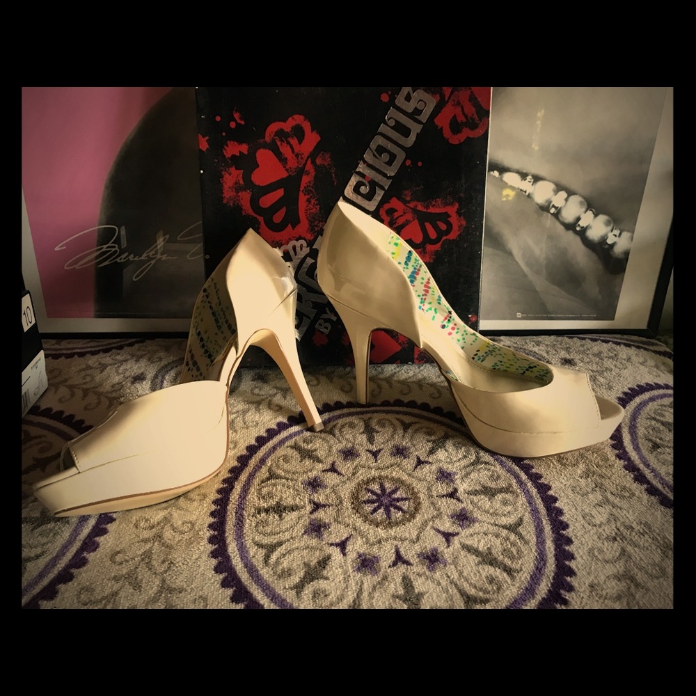 Open toe, platform stilettos!  Never worn!
